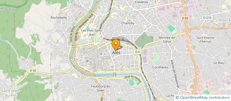 localisation de l'entreprise MADAME ISABELLE QUIOT  ALES