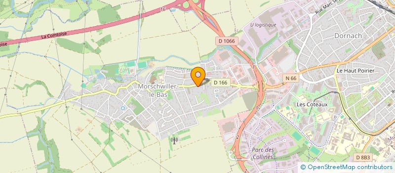 localisation de l'entreprise MADAME ISABELLE RAIDOT  MORSCHWILLER-LE-BAS