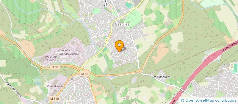 localisation de l'entreprise MADAME ISABELLE RAMADIER  CASTRIES