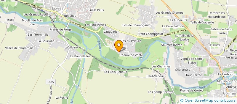localisation de l'entreprise MADAME ISABELLE RAMAGE à ESVRES
