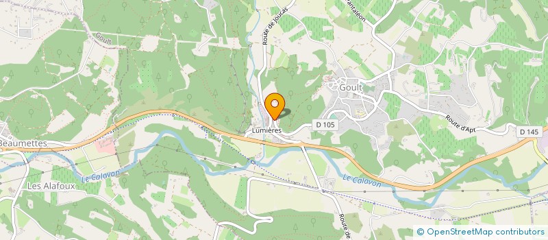 localisation de l'entreprise MADAME ISABELLE RANCHAIN  GOULT