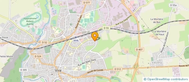 localisation de l'entreprise MADAME ISABELLE RANGUET à VIRE-NORMANDIE