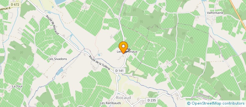 localisation de l'entreprise MADAME ISABELLE RAPHANAUD  LES LEVES ET THOUMEYRAGUES