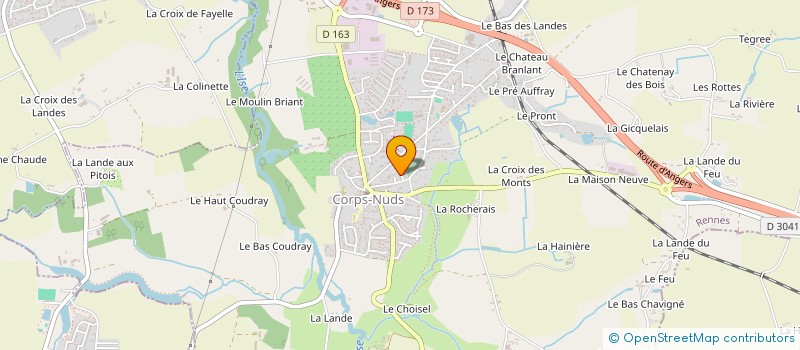localisation de l'entreprise MADAME ISABELLE RAVI à CORPS-NUDS