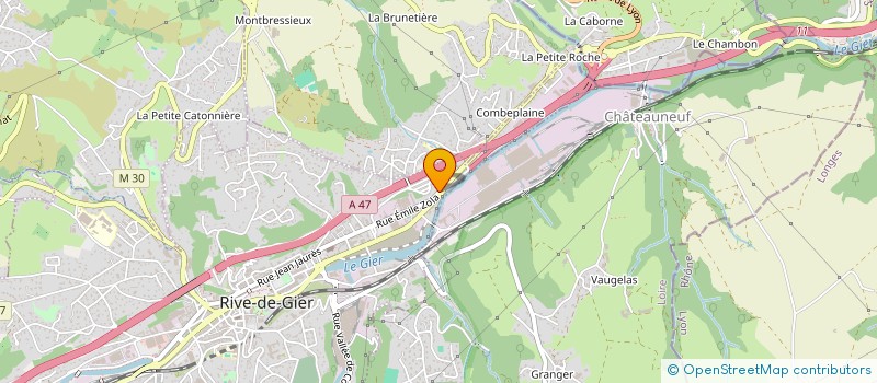 localisation de l'entreprise MADAME ISABELLE RAYNAL à RIVE-DE-GIER