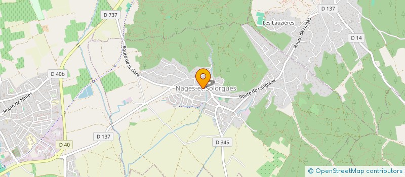 localisation de l'entreprise MADAME ISABELLE RAYNAUD  NAGES-ET-SOLORGUES