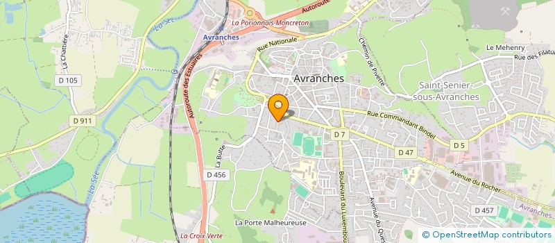 localisation de l'entreprise MADAME ISABELLE REBEQUET  AVRANCHES