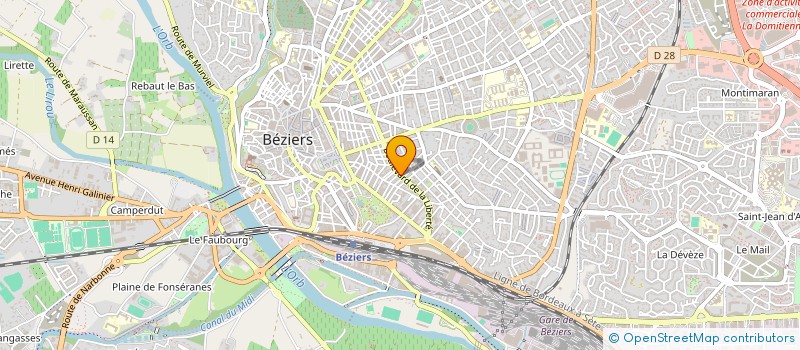 localisation de l'entreprise MADAME ISABELLE RECIO à BEZIERS