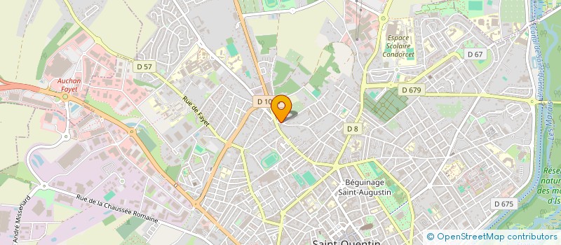 localisation de l'entreprise MADAME ISABELLE REGNAULD  SAINT-QUENTIN
