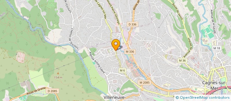 localisation de l'entreprise MADAME ISABELLE REISSER à CAGNES-SUR-MER