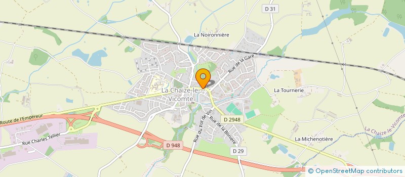 localisation de l'entreprise MADAME ISABELLE REMBAUD  LA CHAIZE-LE-VICOMTE