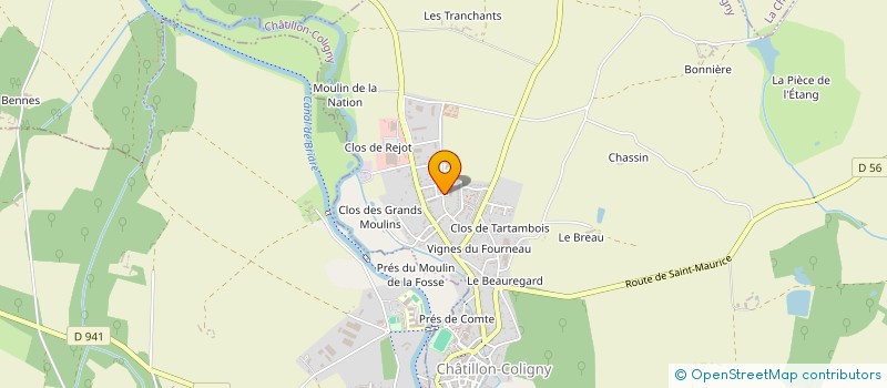 localisation de l'entreprise MADAME ISABELLE REMOND à CHATILLON-COLIGNY