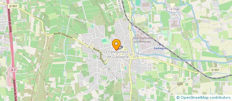 localisation de l'entreprise MADAME ISABELLE RENARD  CHATEAUNEUF-DE-GADAGNE