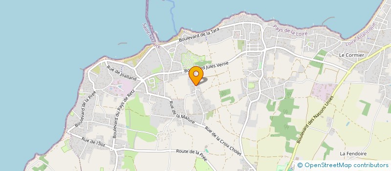 localisation de l'entreprise MADAME ISABELLE RENAUD à LA PLAINE-SUR-MER
