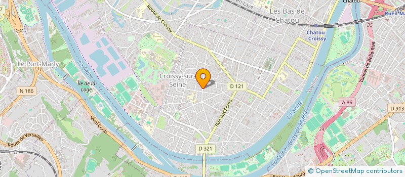 localisation de l'entreprise MADAME ISABELLE RENAUD  CROISSY-SUR-SEINE