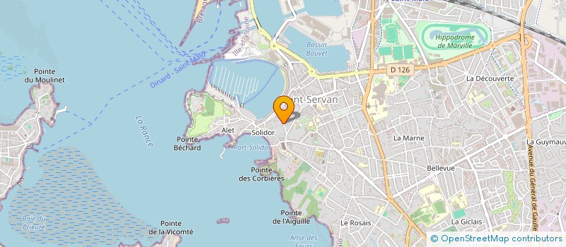 localisation de l'entreprise MADAME ISABELLE RENAULD  SAINT-MALO