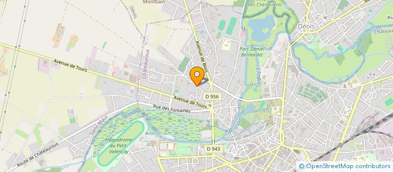 localisation de l'entreprise MADAME ISABELLE RENAULT à CHATEAUROUX