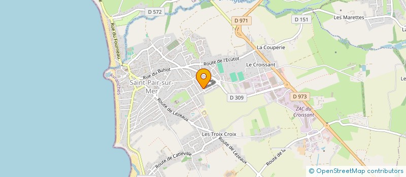 localisation de l'entreprise MADAME ISABELLE RENIMEL à SAINT-PAIR-SUR-MER