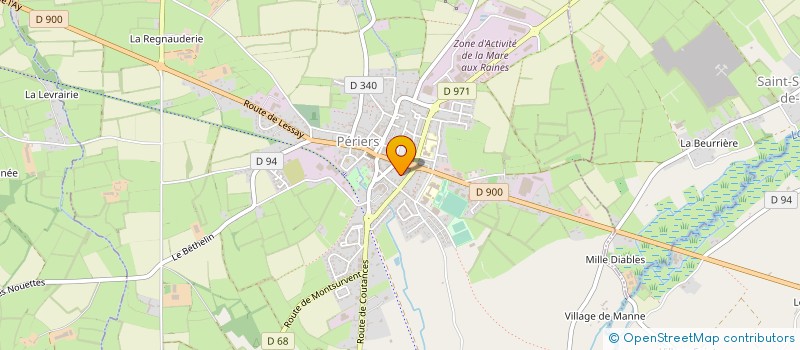 localisation de l'entreprise MADAME ISABELLE RENOUF  AVRANCHES