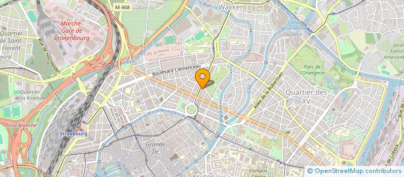 localisation de l'entreprise MADAME ISABELLE RESLINGER à STRASBOURG