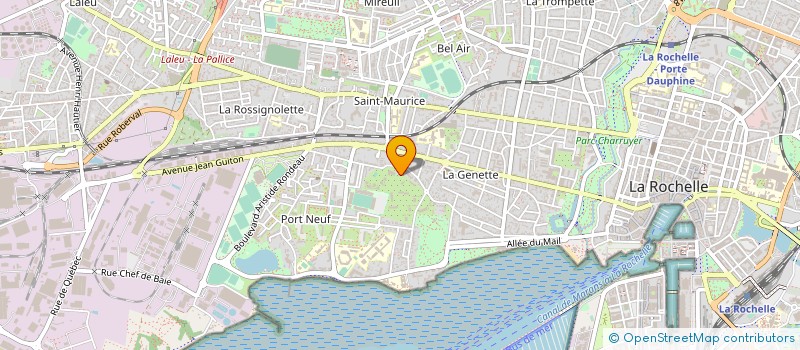 localisation de l'entreprise MADAME ISABELLE REUX  LA ROCHELLE