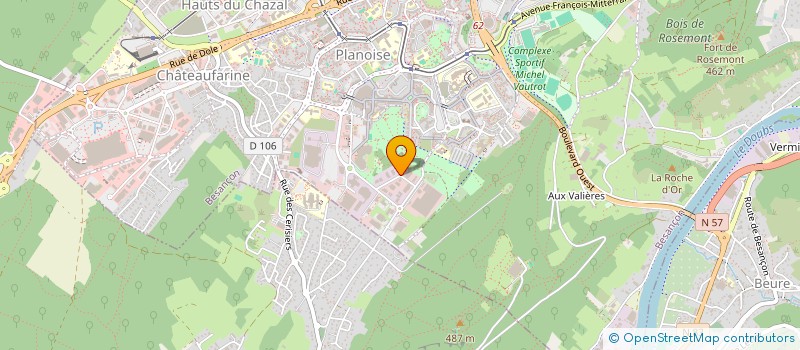 localisation de l'entreprise MADAME ISABELLE REYNAUD à BESANCON