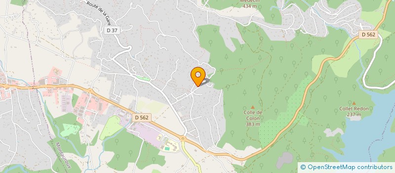 localisation de l'entreprise MADAME ISABELLE REYNAUD  MONTAUROUX