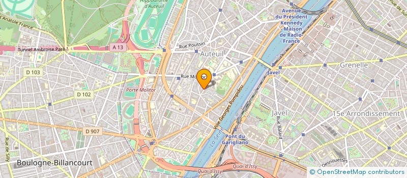 localisation de l'entreprise MADAME ISABELLE RIBADEAU DUMAS  PARIS