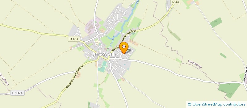 localisation de l'entreprise MADAME ISABELLE RIBARD  SAINT-SYLVAIN