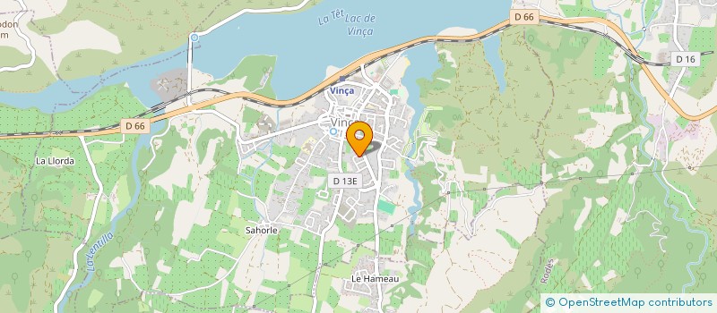 localisation de l'entreprise MADAME ISABELLE RICARD  VINCA