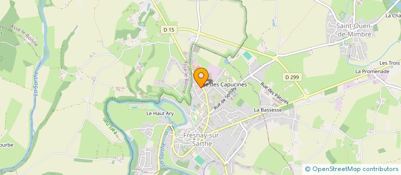 localisation de l'entreprise MADAME ISABELLE RICHARD  FRESNAY-SUR-SARTHE