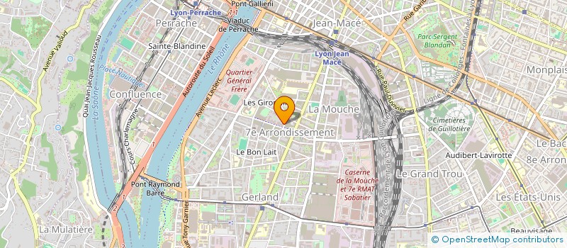 localisation de l'entreprise MADAME ISABELLE RICHARD  LYON