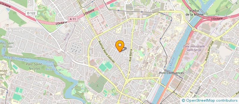 localisation de l'entreprise MADAME ISABELLE RICHARD à ANGERS