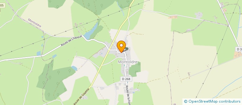 localisation de l'entreprise MADAME ISABELLE RICHARD  MONTOLDRE