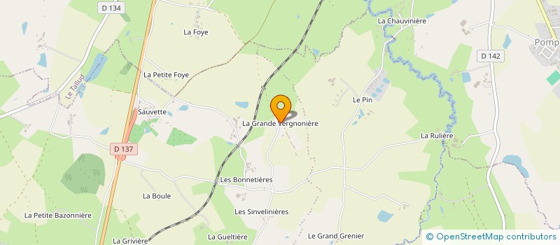 localisation de l'entreprise MADAME ISABELLE RICOCHON  SAINT-PARDOUX-SOUTIERS