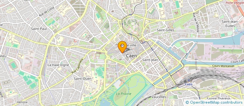 localisation de l'entreprise MADAME ISABELLE RIESER à CAEN