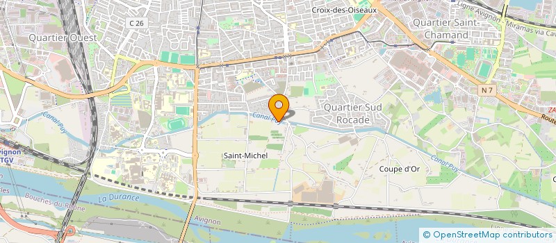 localisation de l'entreprise MADAME ISABELLE RIEU  AVIGNON