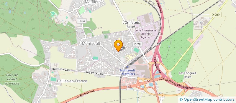 localisation de l'entreprise MADAME ISABELLE RIEU à MONTSOULT