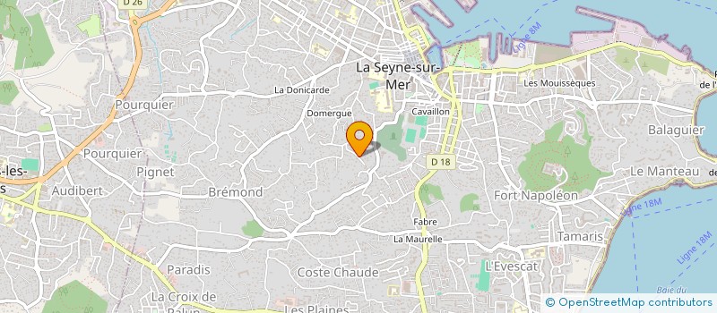 localisation de l'entreprise MADAME ISABELLE RIGAL à LA SEYNE-SUR-MER