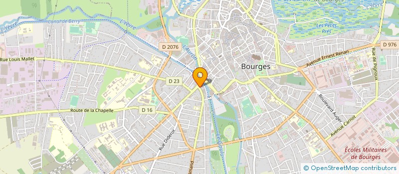 localisation de l'entreprise MADAME ISABELLE RIGAUD à BOURGES