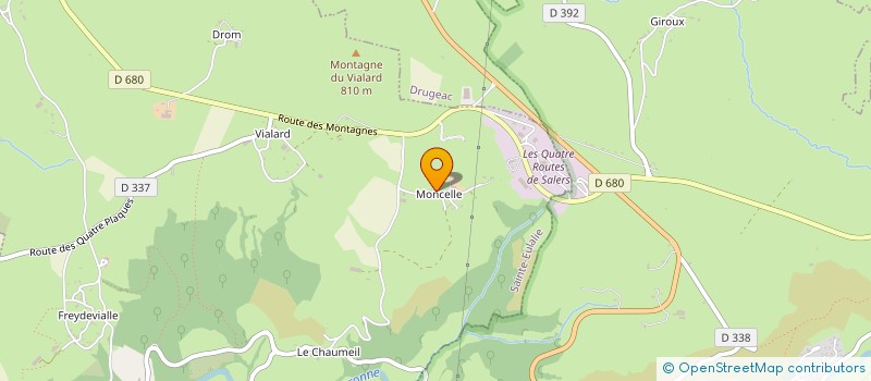 localisation de l'entreprise MADAME ISABELLE RIGAUDIERE à SAINTE EULALIE
