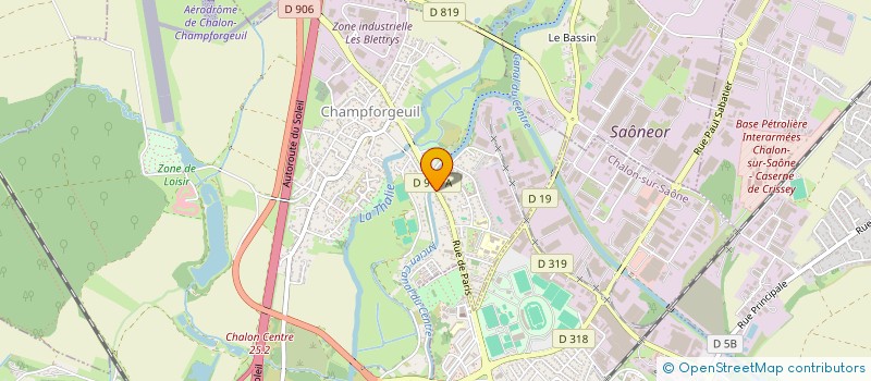 localisation de l'entreprise MADAME ISABELLE RIGAUX  CHAMPFORGEUIL