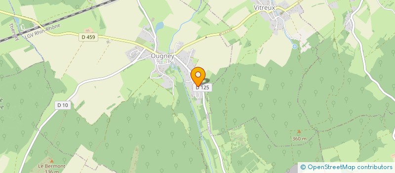 localisation de l'entreprise MADAME ISABELLE RIGOULET  OUGNEY