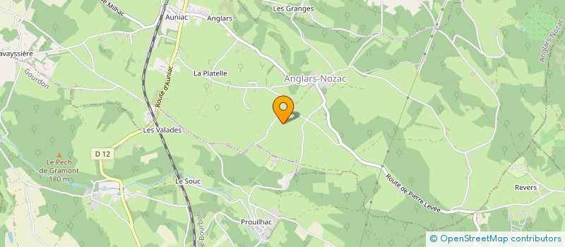 localisation de l'entreprise MADAME ISABELLE RIMBERT  ANGLARS-NOZAC