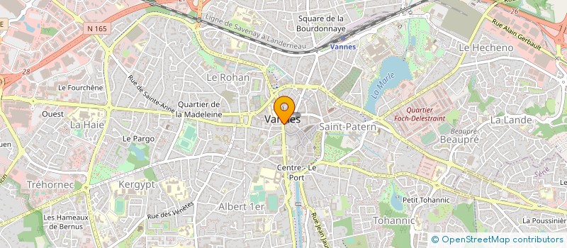 localisation de l'entreprise MADAME ISABELLE RIMBERT à VANNES