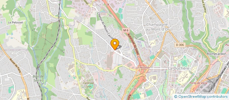 localisation de l'entreprise MADAME ISABELLE RIOUX  ECULLY