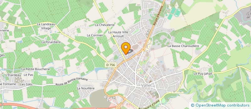 localisation de l'entreprise MADAME ISABELLE RIPOCHE à VALLET