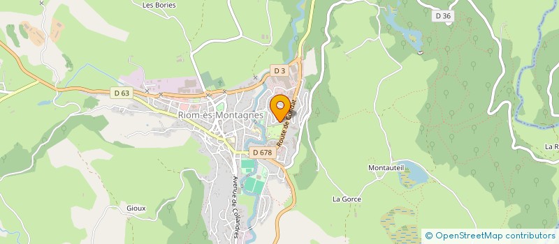 localisation de l'entreprise MADAME ISABELLE RISPAL à RIOM-ES-MONTAGNES