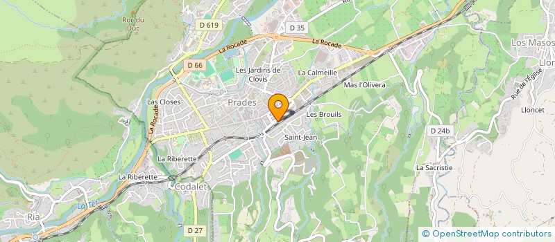 localisation de l'entreprise MADAME ISABELLE RIU  PRADES