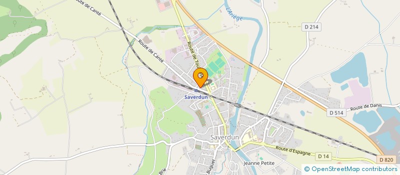 localisation de l'entreprise MADAME ISABELLE RIZZO à SAVERDUN